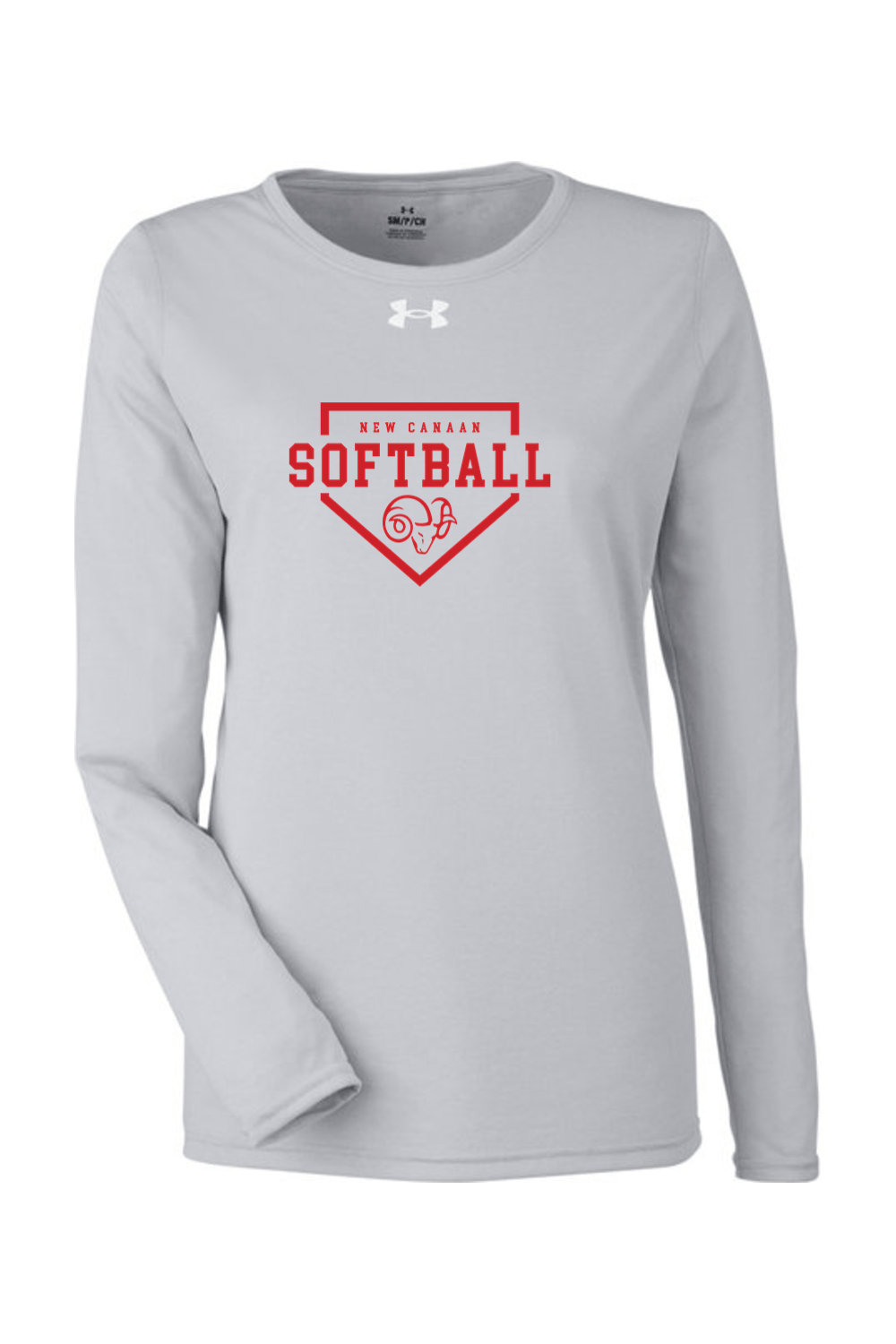 New Canaan Girls Softball Under Armour Ladies' Team Tech Long-Sleeve T-Shirt Signature Lacrosse