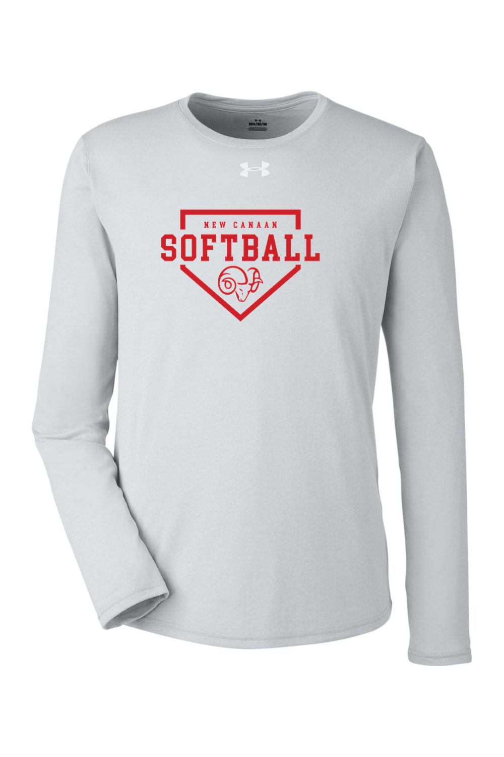 New Canaan Girls Softball Under Armour Men's Team Tech Long-Sleeve T-Shirt Signature Lacrosse