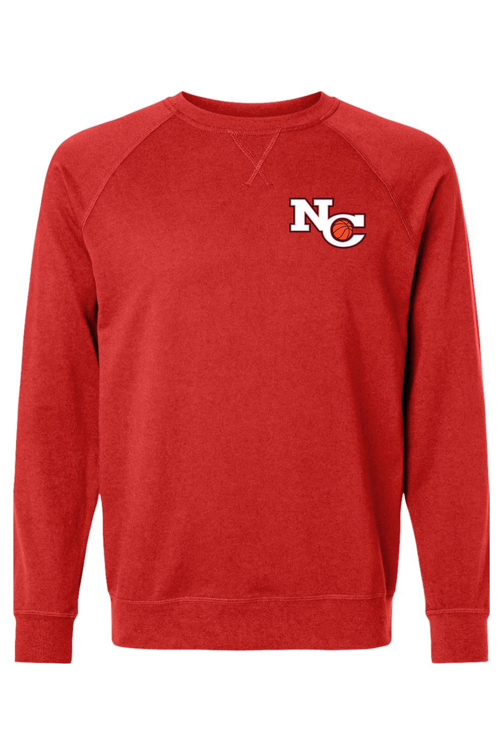 New Canaan Travel Basketball Adult Heavyweight Raglan Long Sleeve Signature Lacrosse