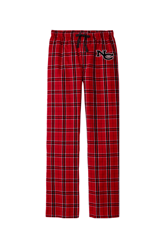 New Canaan Youth Football Adult Men's Flannel Plaid Pants Signature Lacrosse