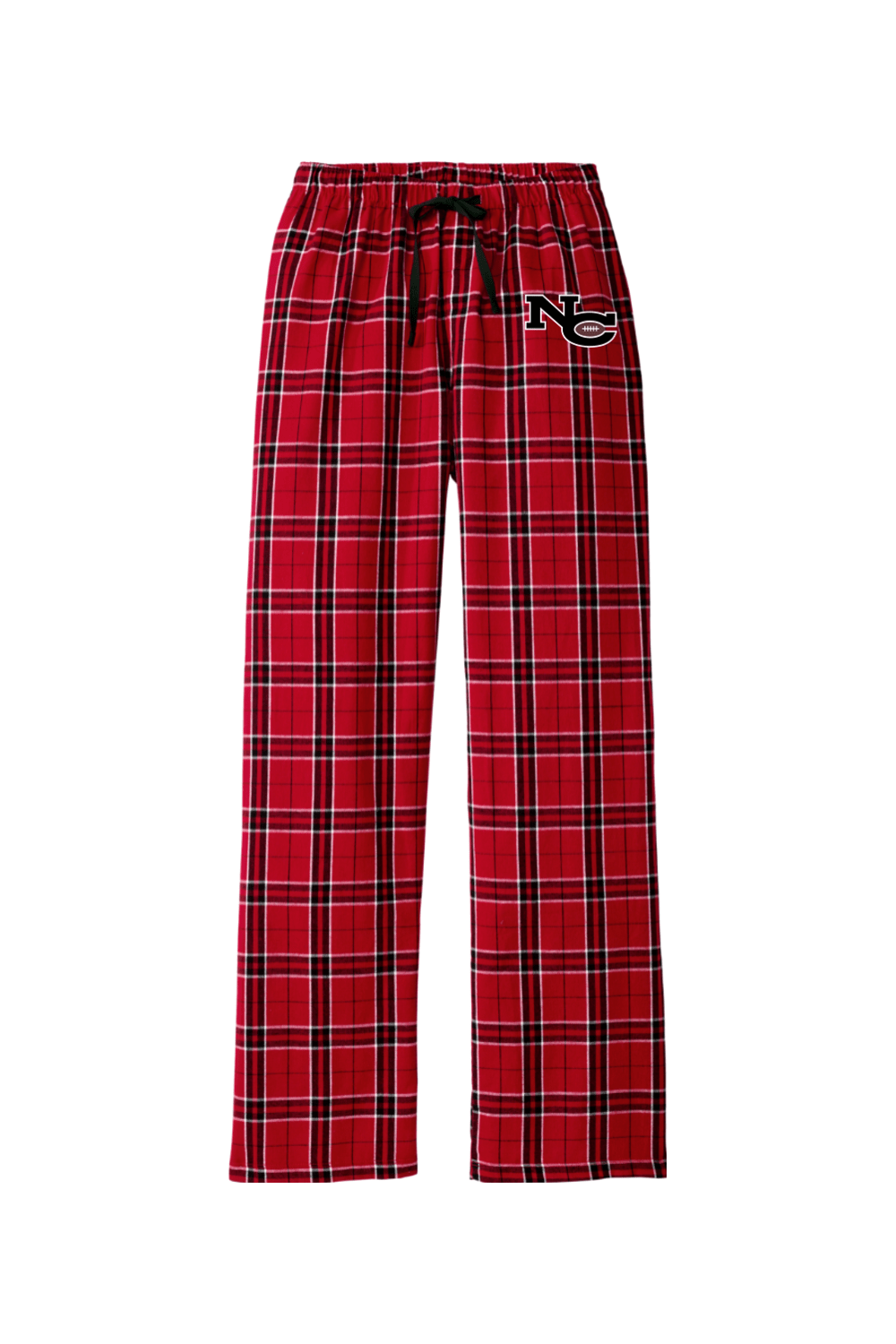 New Canaan Youth Football Adult Women's Flannel Plaid Pants Signature Lacrosse