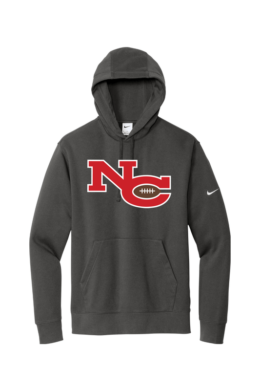 New Canaan Youth Football Fleece Sleeve Swoosh Pullover Hoodie Signature Lacrosse