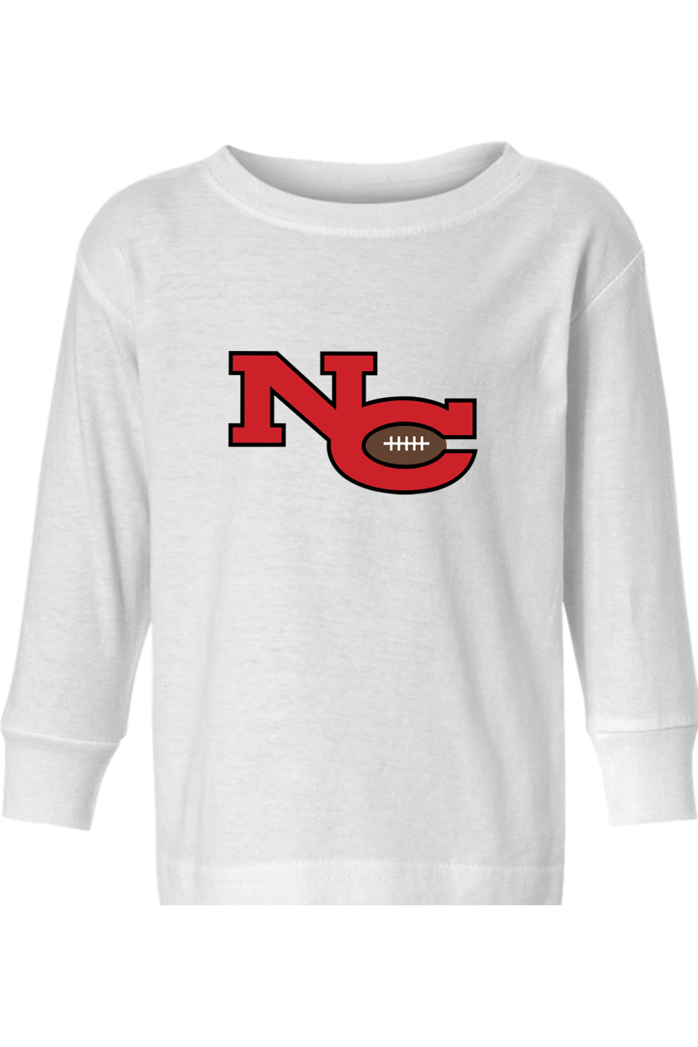 New Canaan Youth Football Toddler Long Sleeve T-Shirt Signature Lacrosse