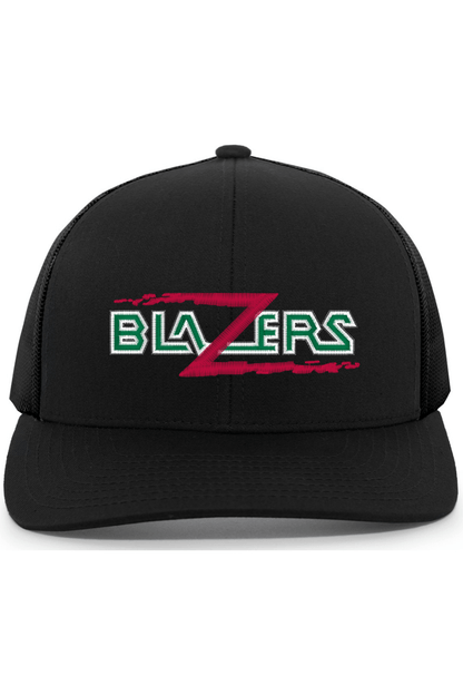 New England Blazers Embroidered Trucker Hat Signature Lacrosse