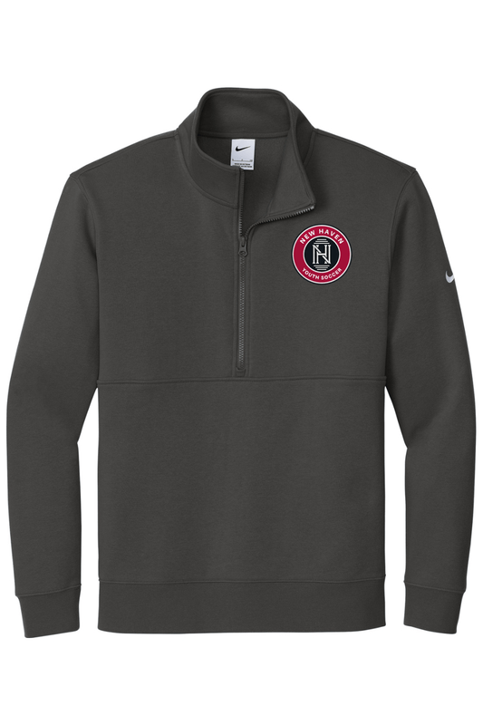 New Haven Club Fleece Sleeve Swoosh 1/2-Zip Signature Lacrosse