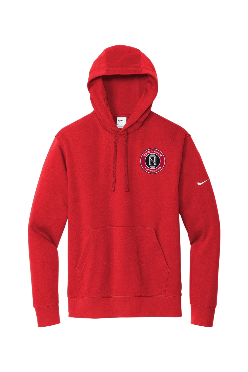New Haven Club Fleece Sleeve Swoosh Pullover Hoodie Signature Lacrosse