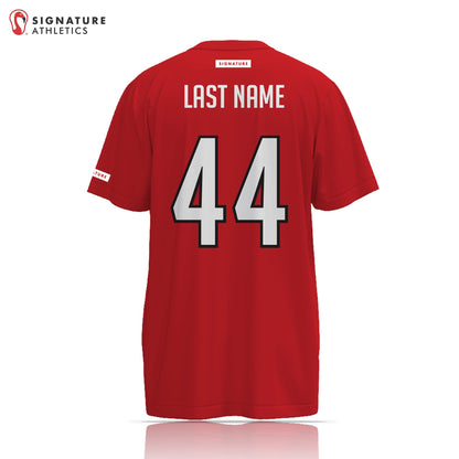 New Haven Girl's Red Soccer Game Jersey Signature Lacrosse