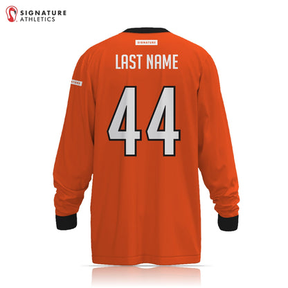 New Haven Orange Long Sleeve Goalie Shirt Signature Lacrosse