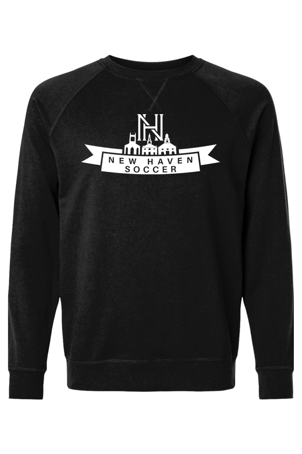 New Haven YS Adult Heavyweight Raglan Long Sleeve Signature Lacrosse