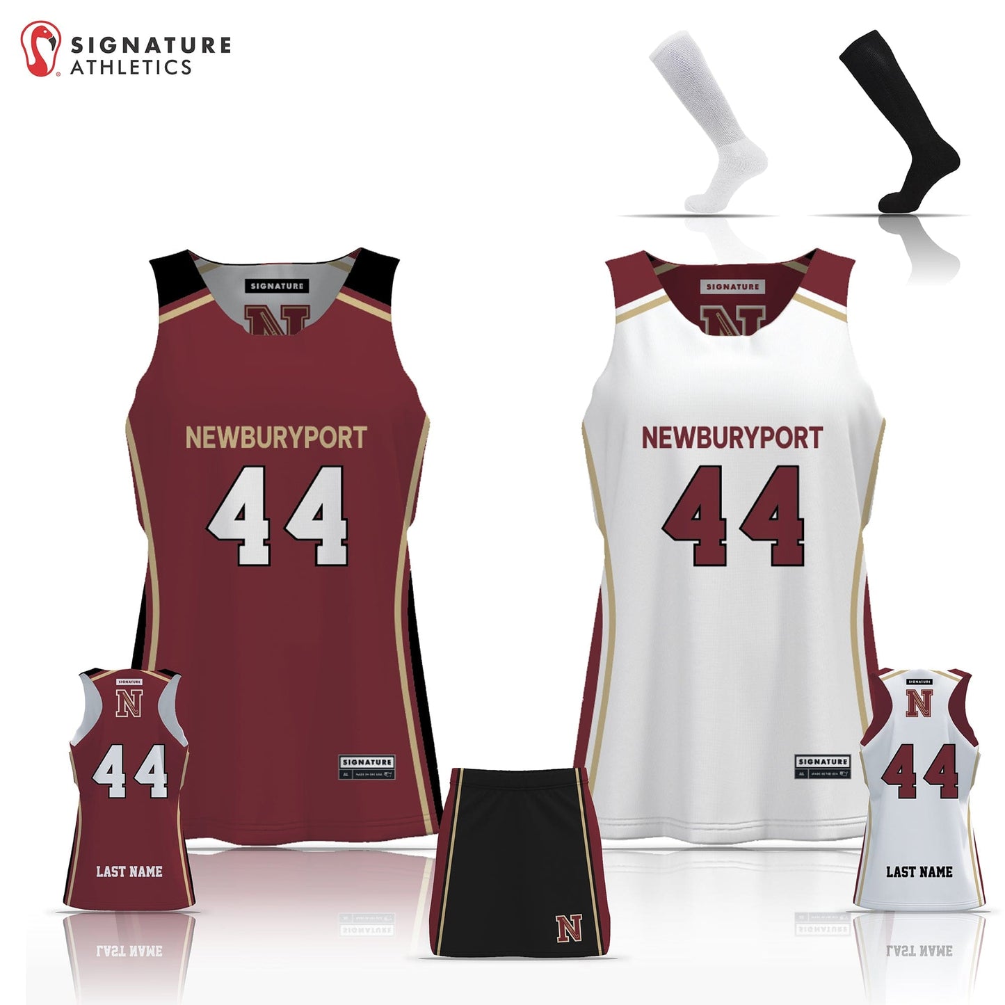 Newburyport FH Girl's 4 Piece Player Package: 2036 Signature Lacrosse