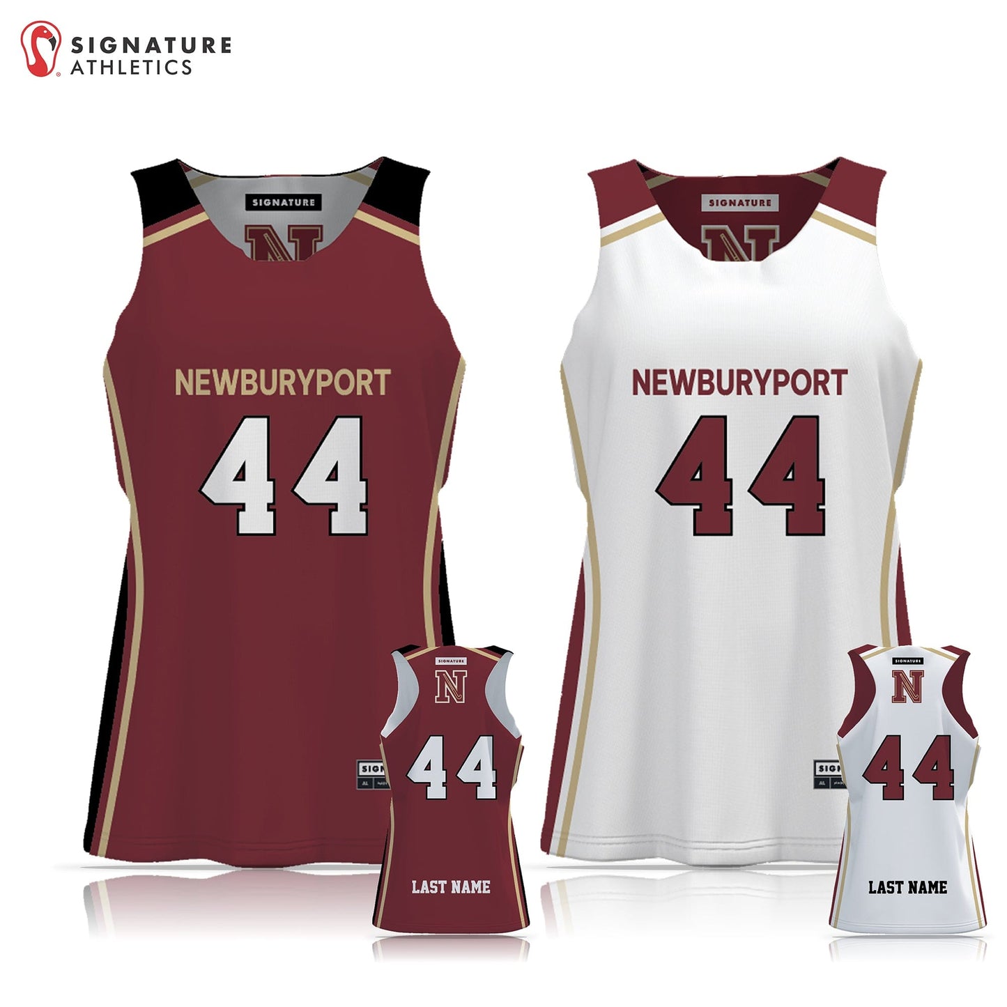 Newburyport FH Women's Reversible Game Pinnie: 2036 Signature Lacrosse