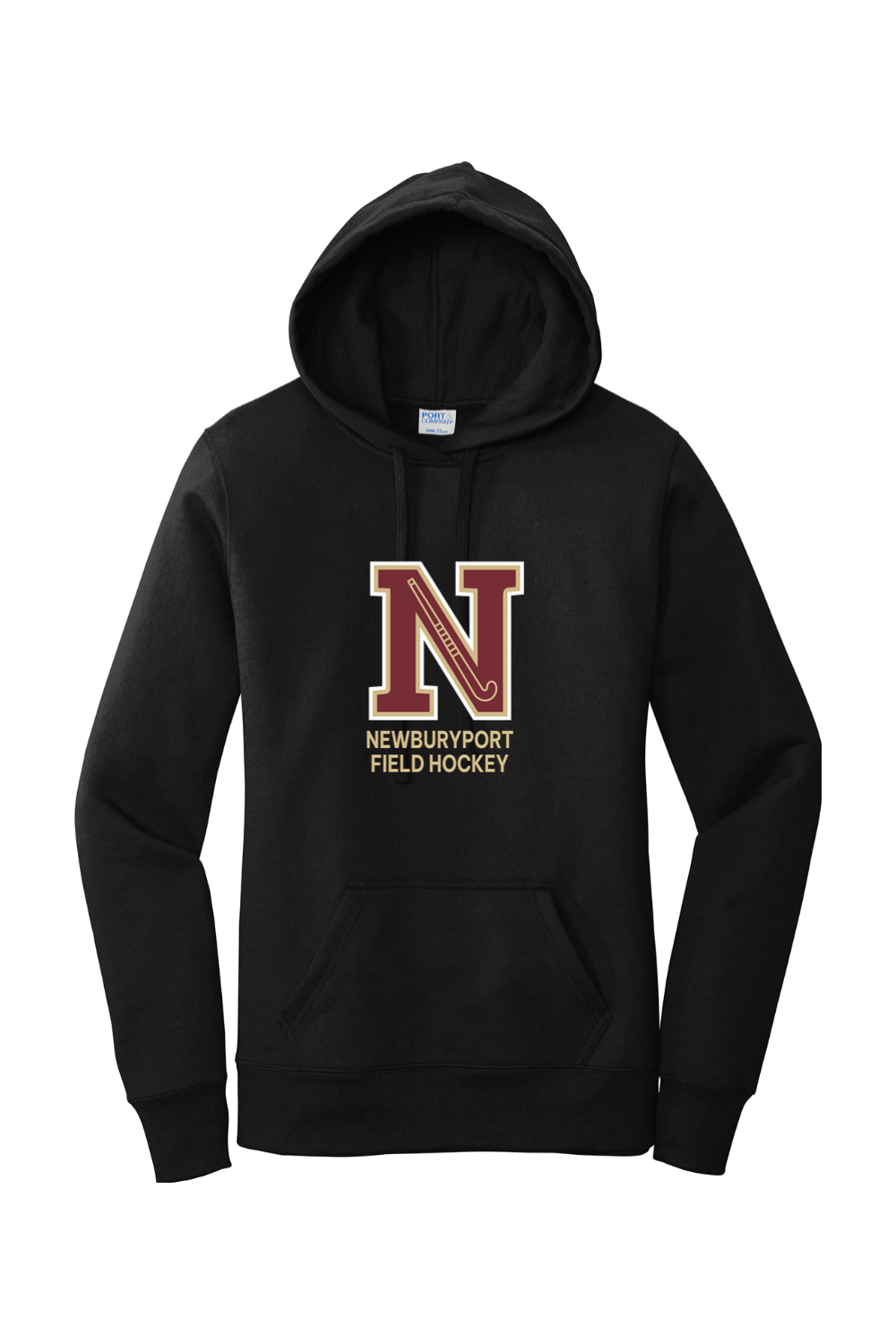 Newburyport Youth Field Hockey Port & Company Ladies Core Fleece Pullover Hooded Sweatshirt Signature Lacrosse