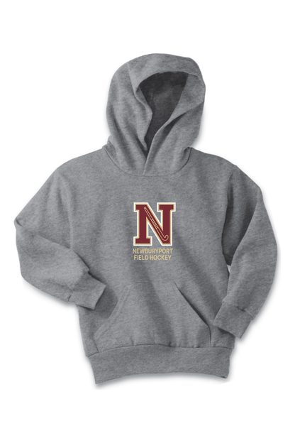 Newburyport Youth Field Hockey Port & Company Youth Core Fleece Pullover Hooded Sweatshirt Signature Lacrosse