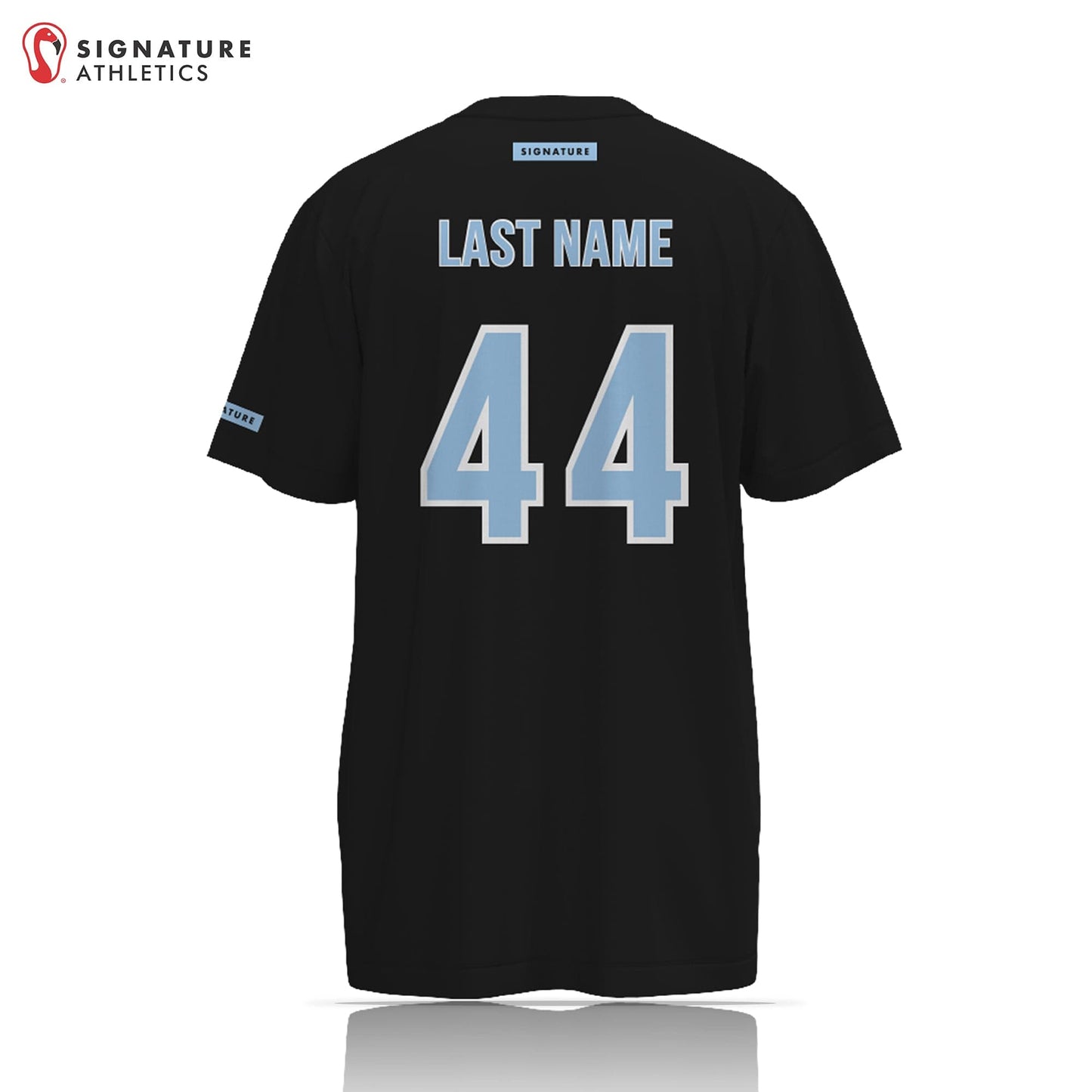 Next Level FH Women's Black Short Sleeve Tech Tee Signature Lacrosse