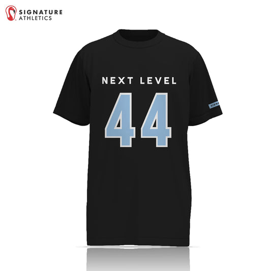 Next Level FH Women's Black Short Sleeve Tech Tee: Goalie Signature Lacrosse