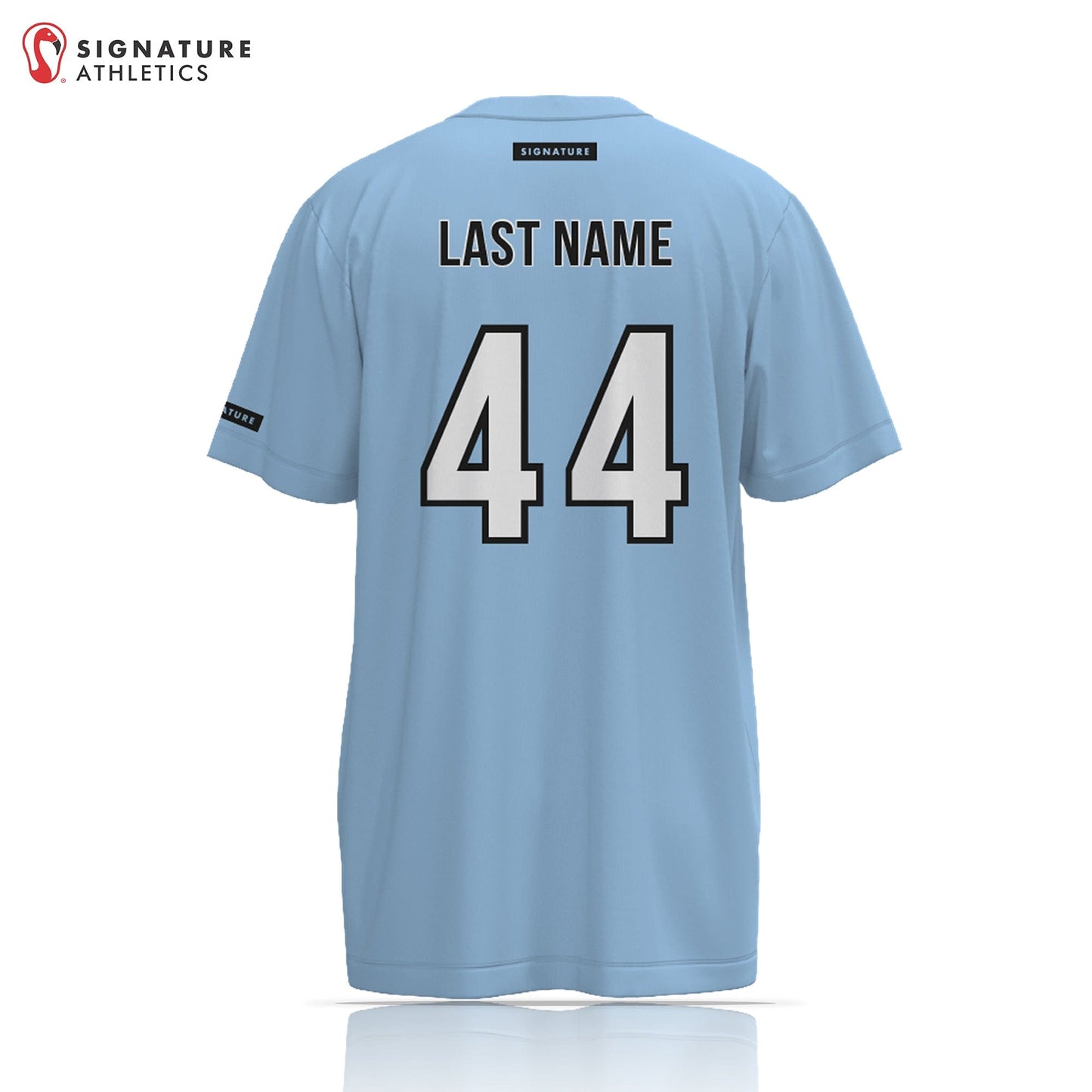 Next Level FH Women's Blue Short Sleeve Tech Tee Signature Lacrosse