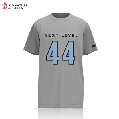 Next Level FH Women's Grey Short Sleeve Tech Teee Signature Lacrosse