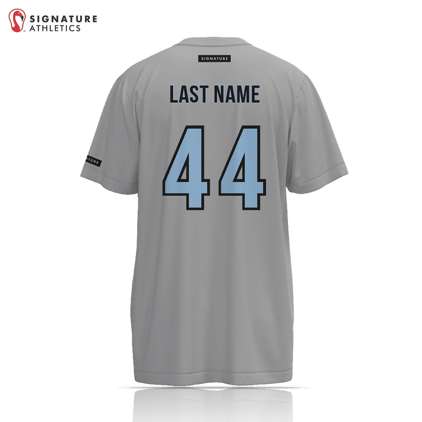 Next Level FH Women's Grey Short Sleeve Tech Teee Signature Lacrosse