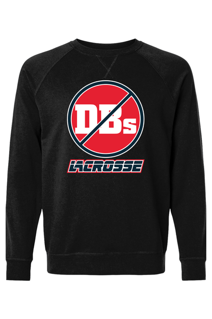 No DBs LC Adult Heavyweight Raglan Long Sleeve Signature Lacrosse