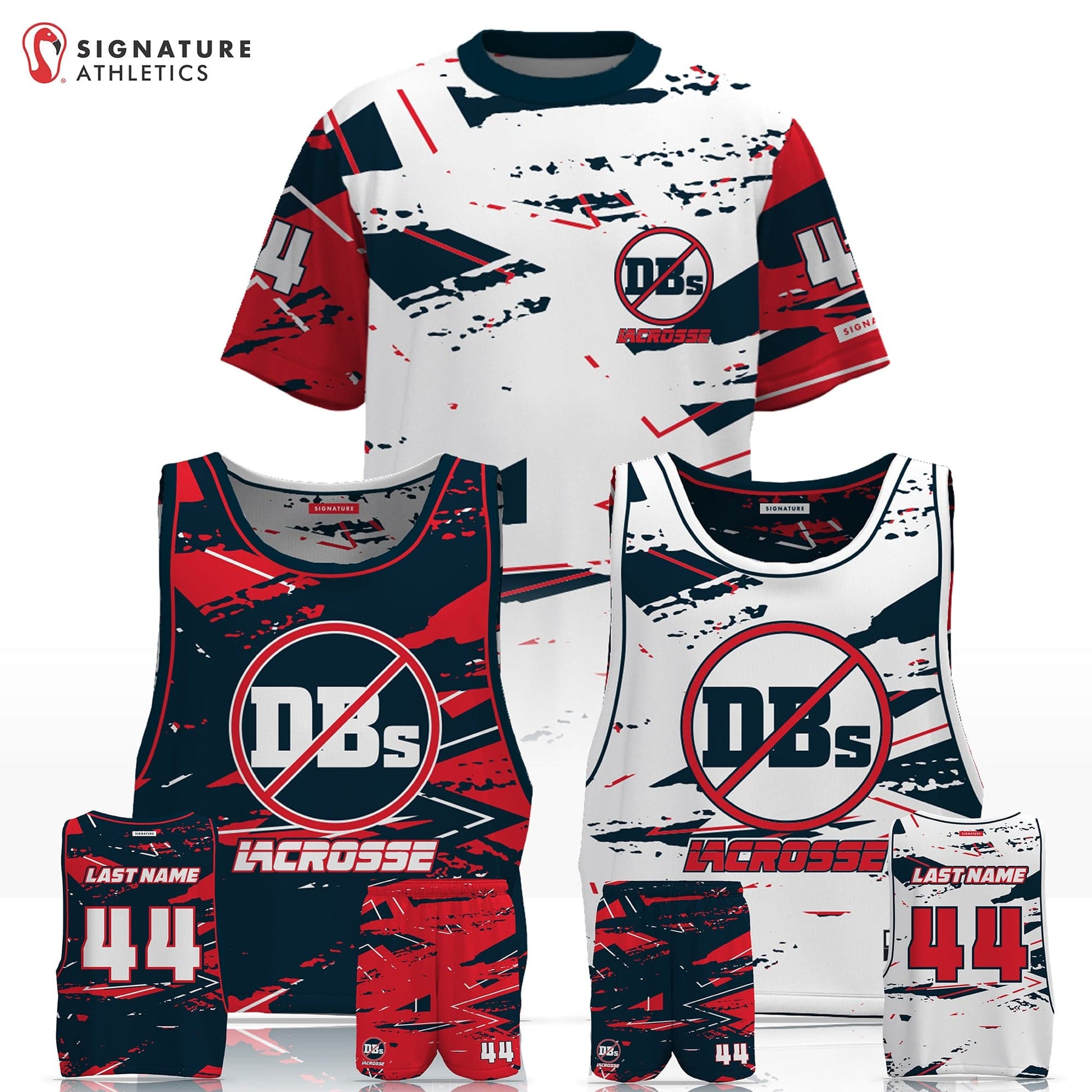 No DBs Men's 4 Piece Player Package: N/A Signature Lacrosse