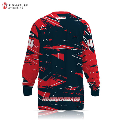 No DBs Men's Player Long Sleeve Shooting Shirt (Dark) Signature Lacrosse