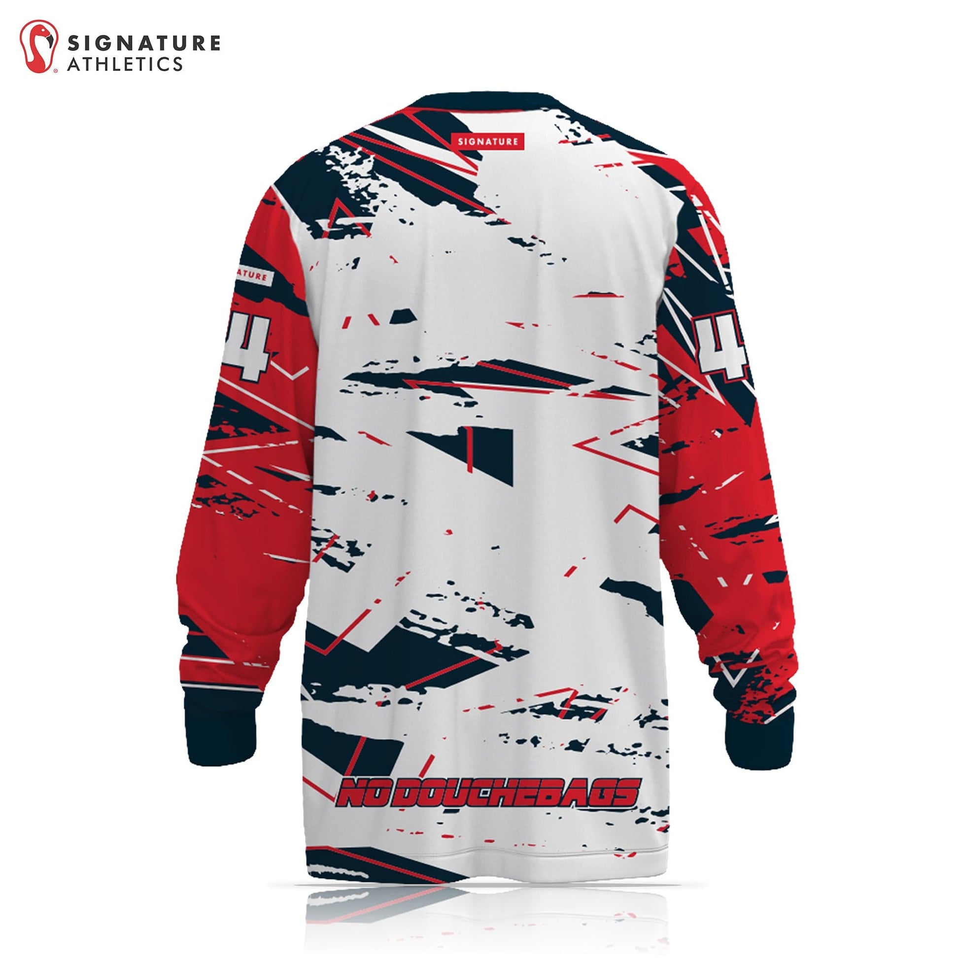 No DBs Men's Player Long Sleeve Shooting Shirt (Light) Signature Lacrosse
