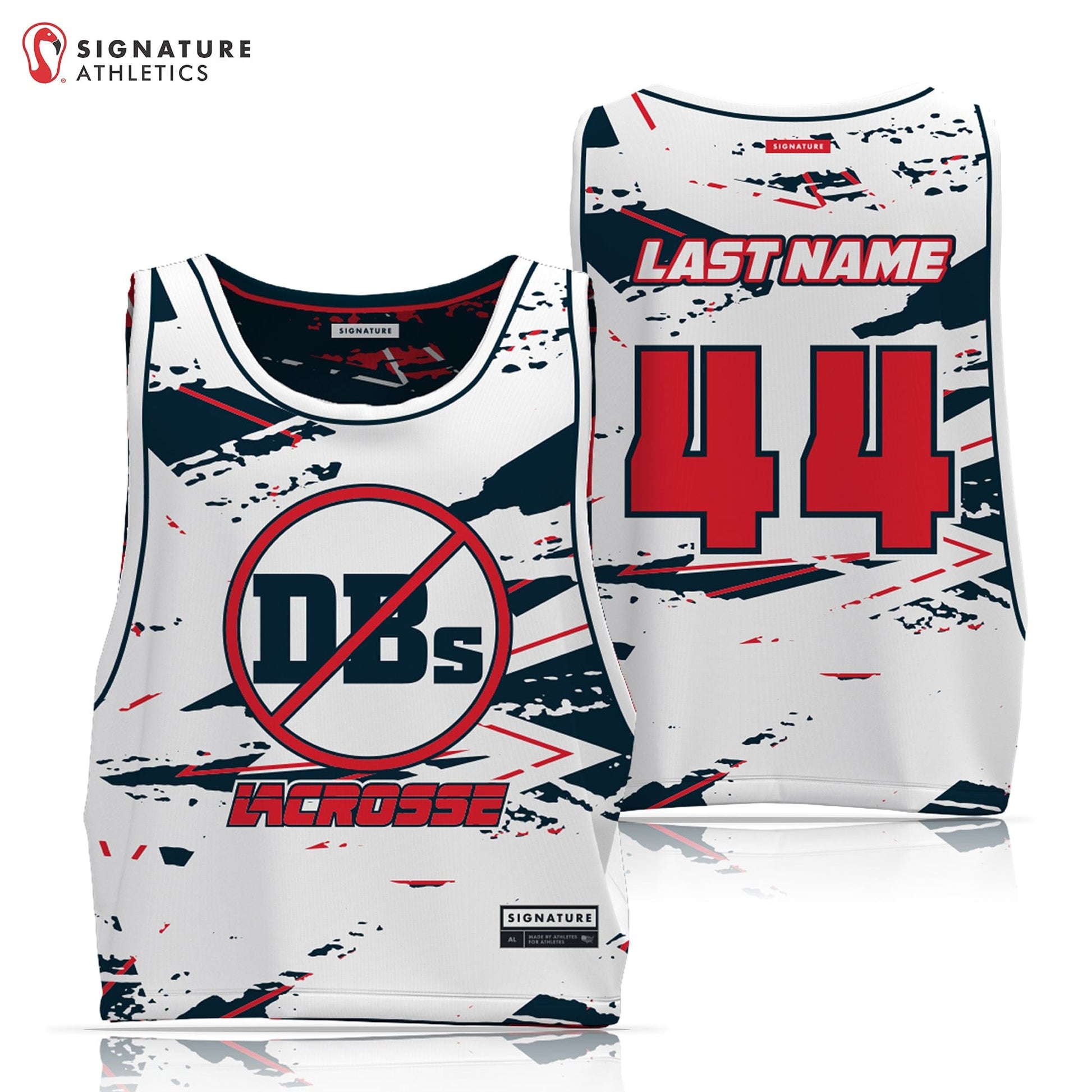 No DBs Men's Player Reversible Practice Pinnie Signature Lacrosse