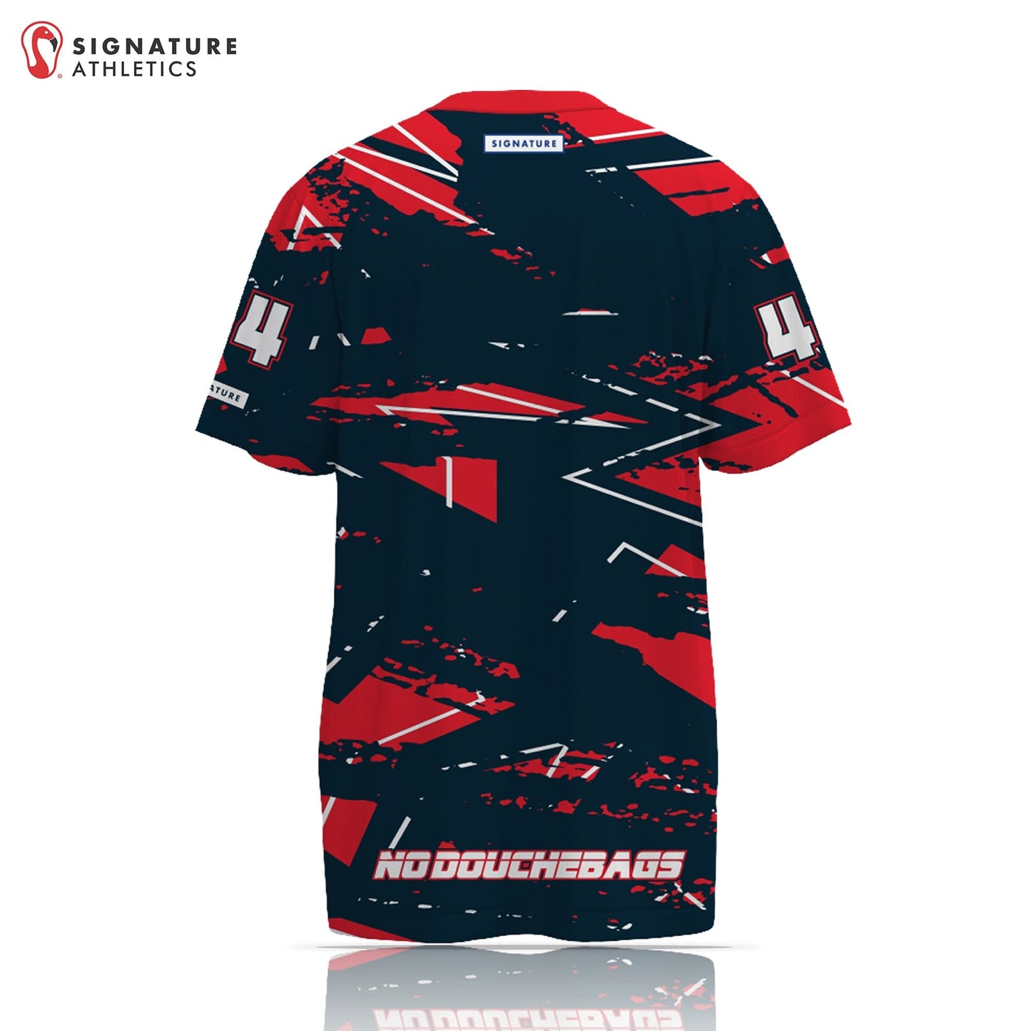 No DBs Men's Player Short Sleeve Shooting Shirt (Dark) Signature Lacrosse