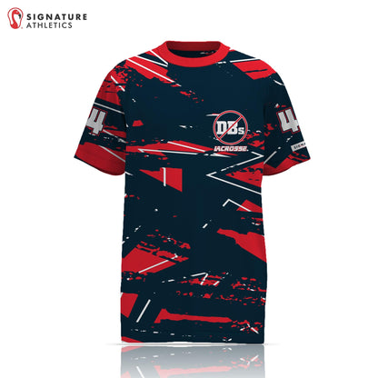 No DBs Men's Player Short Sleeve Shooting Shirt (Dark) Signature Lacrosse