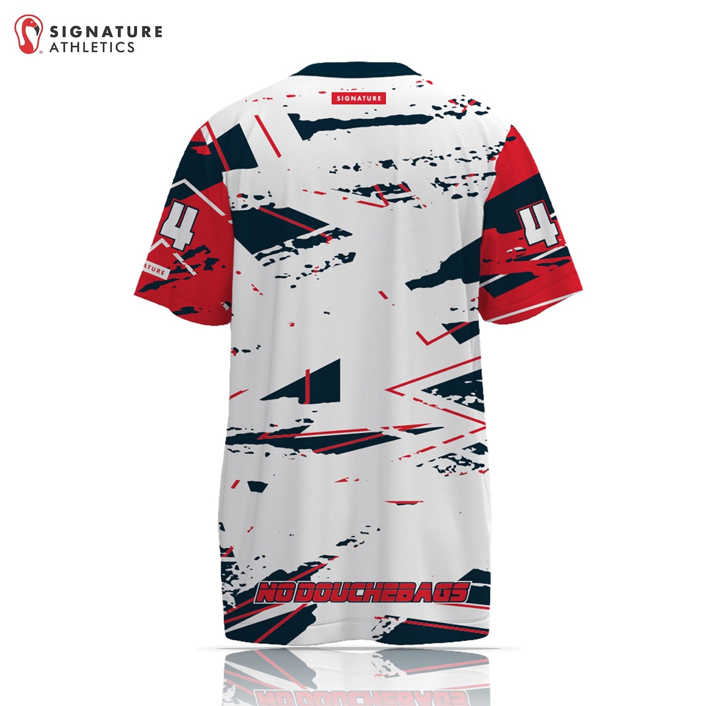 No DBs Men's Player Short Sleeve Shooting Shirt (Light) Signature Lacrosse