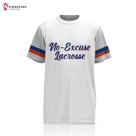 No-Excuse Arizona Lacrosse Player Short Sleeve Shooting Shirt Signature Lacrosse