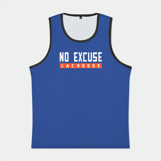 No-Excuse Chattanooga Adult Men's Tank Top Signature Lacrosse