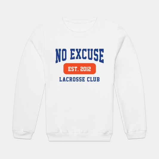 No-Excuse Chattanooga Adult Sport Sweatshirt Signature Lacrosse