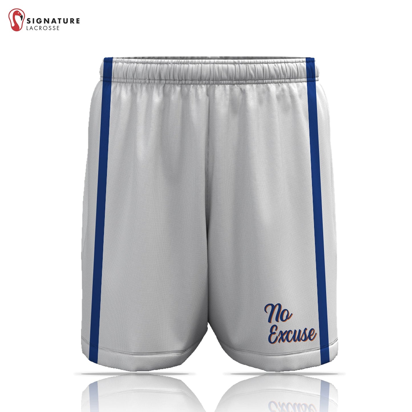 No-Excuse Chattanooga Lacrosse Men's Player Game Shorts Signature Lacrosse