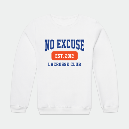 No-Excuse Elite Adult Premium Sweatshirt Signature Lacrosse