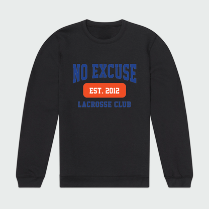 No-Excuse Elite Adult Premium Sweatshirt Signature Lacrosse