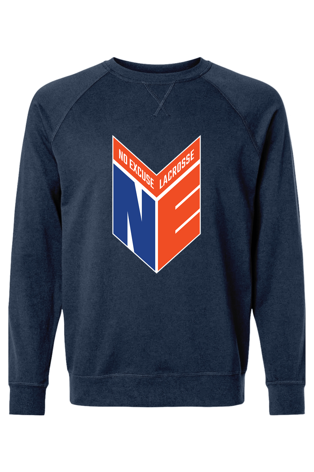 No Excuse LC Nashville Adult Heavyweight Raglan Long Sleeve Signature Lacrosse