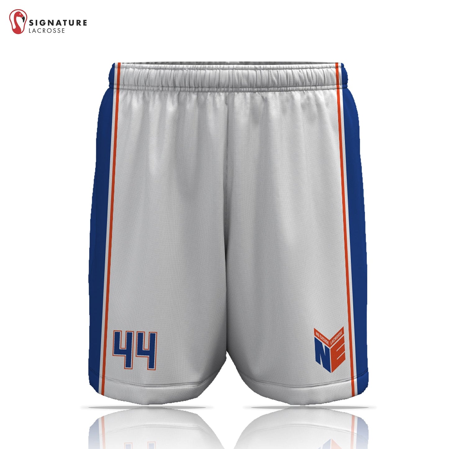 No-Excuse Memphis Lacrosse Men's Player Game Shorts Signature Lacrosse