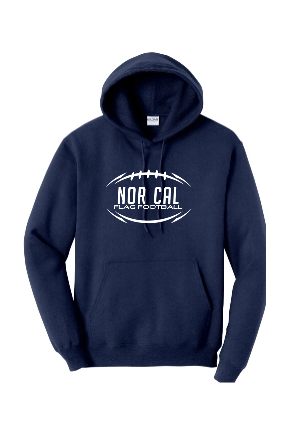 Norcal Flag Football Adult Heavyweight Hoodie Signature Lacrosse