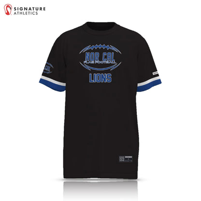 Norcal Flag Football Black Detroit Lions Men's 2 Piece Player Package Signature Lacrosse
