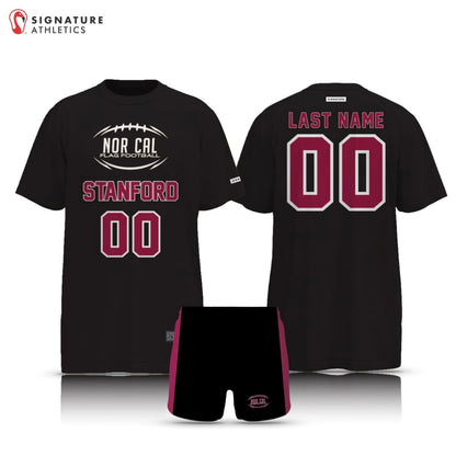 Norcal Flag Football Black Stanford Men's 2 Piece Player Package Signature Lacrosse