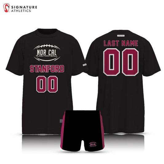 Norcal Flag Football Black Stanford Men's 2 Piece Player Package Signature Lacrosse