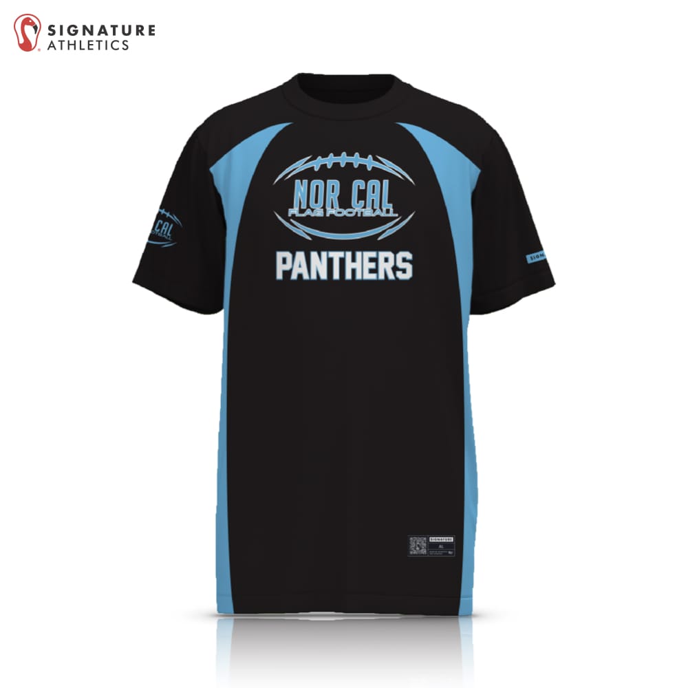 Norcal Flag Football Carolina Panthers Men's 2 Piece Player Package Signature Lacrosse