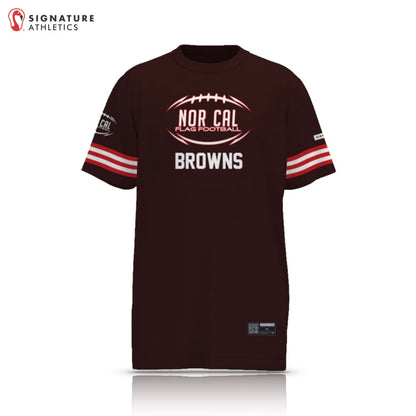 Norcal Flag Football Cleveland Browns Men's 2 Piece Player Package Signature Lacrosse
