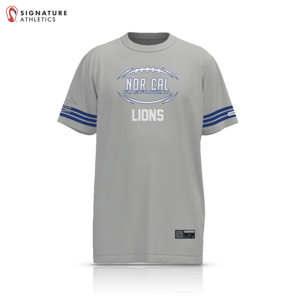Norcal Flag Football Detroit Lions Men's 2 Piece Player Package Signature Lacrosse