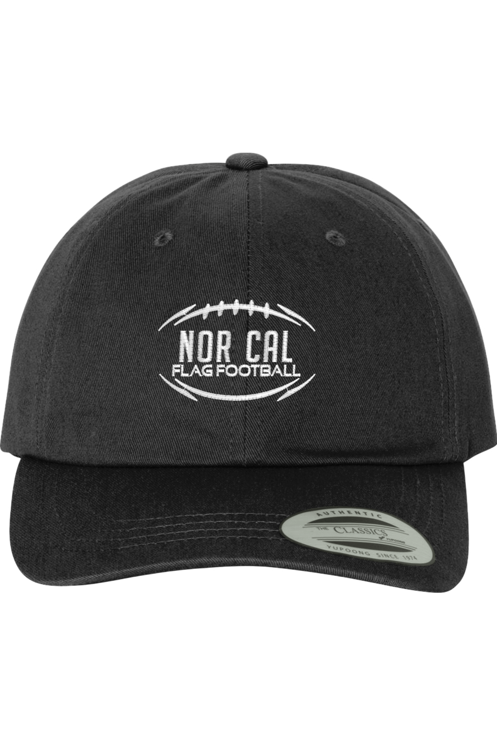 Norcal Flag Football Embroidered Dad Hat Signature Lacrosse