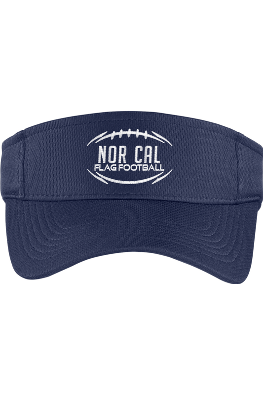 Norcal Flag Football Embroidered Visor Signature Lacrosse
