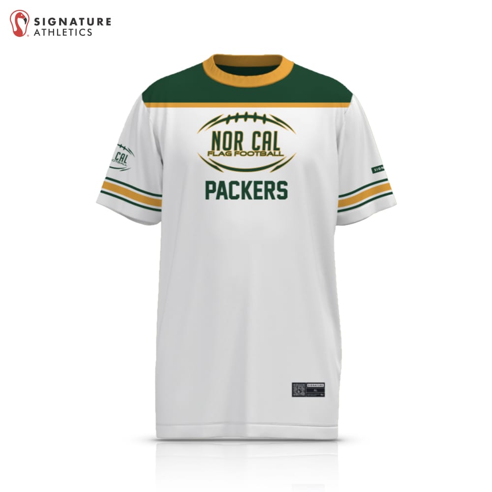 Norcal Flag Football Green Bay Packers Men's 2 Piece Player Package Signature Lacrosse