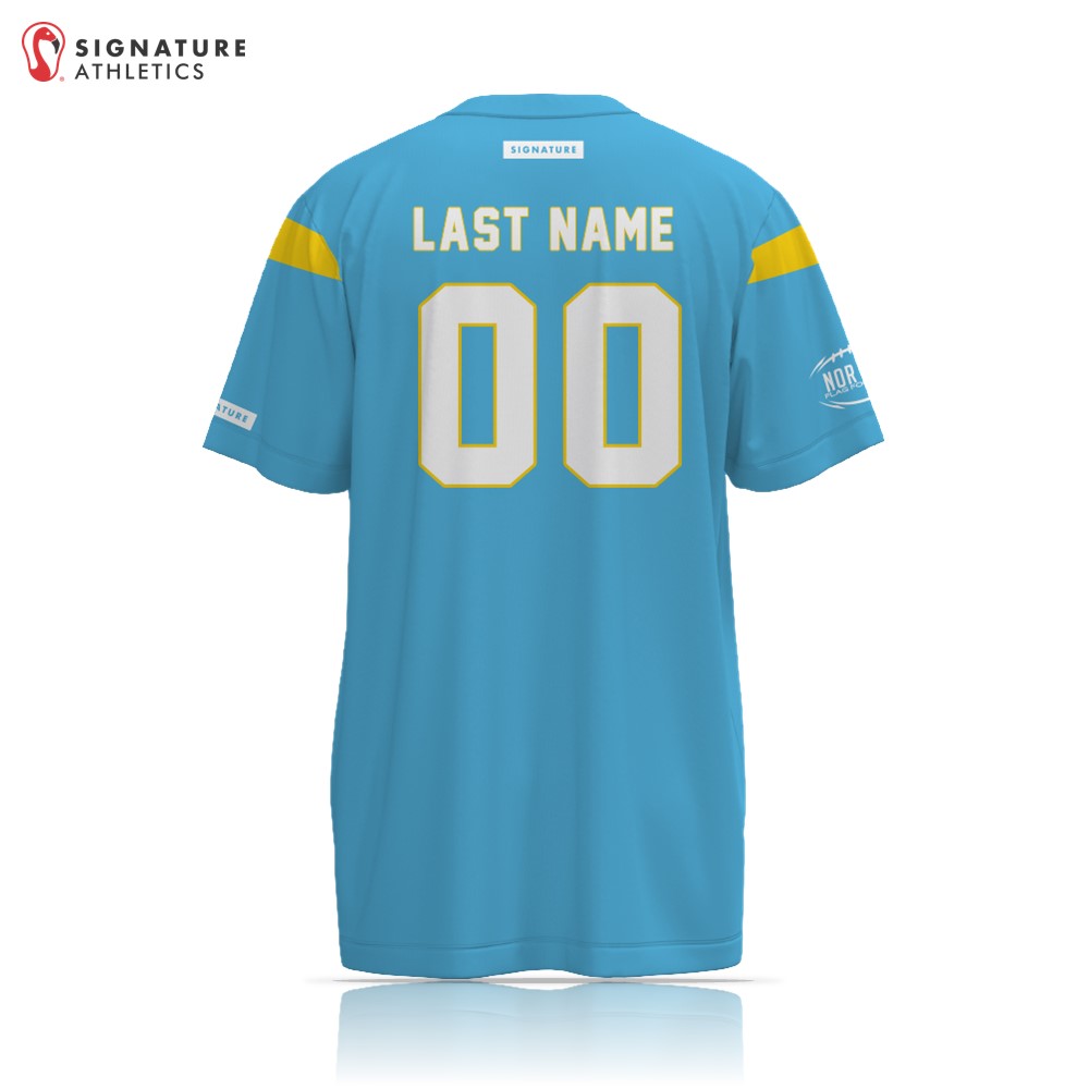 Norcal Flag Football Los Angeles Chargers Men's Short Sleeve Tech Tee Signature Lacrosse