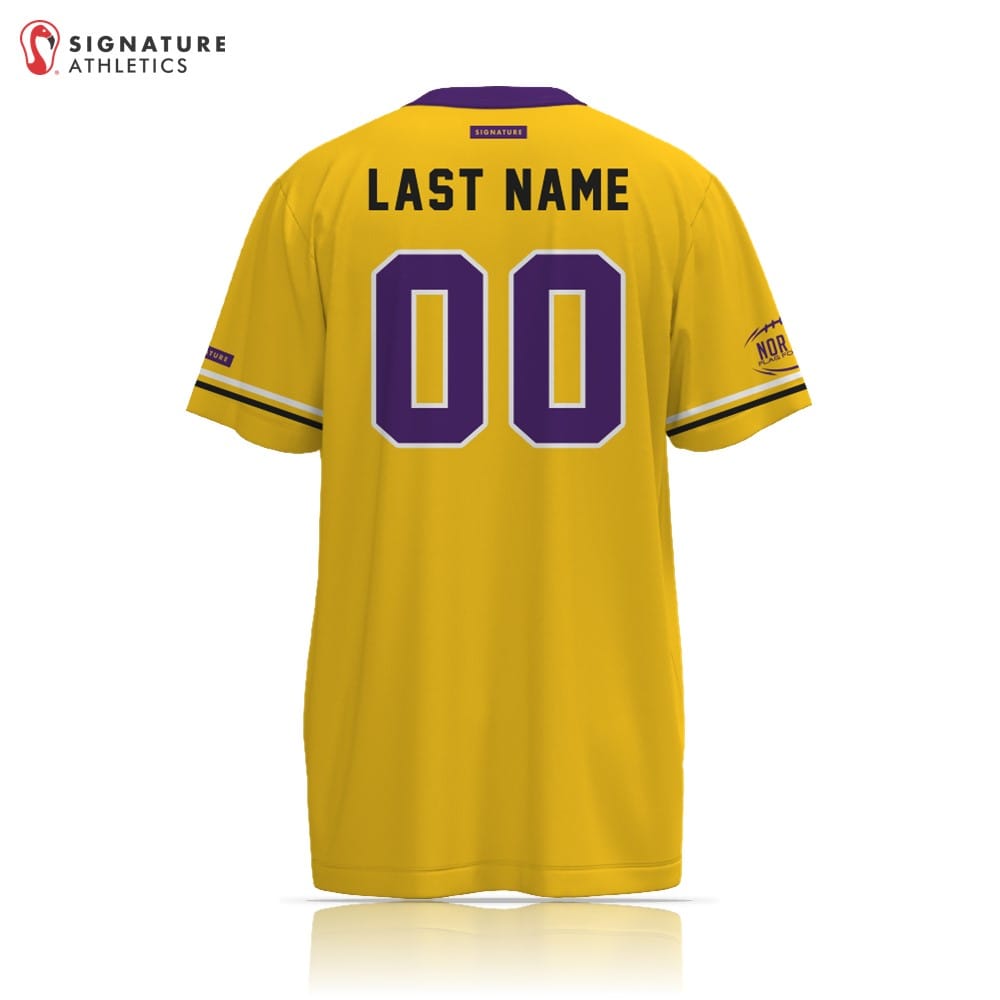 NorCal Flag Football Minneapolis Vikings Men's Player Short Sleeve Tech Tee Signature Lacrosse